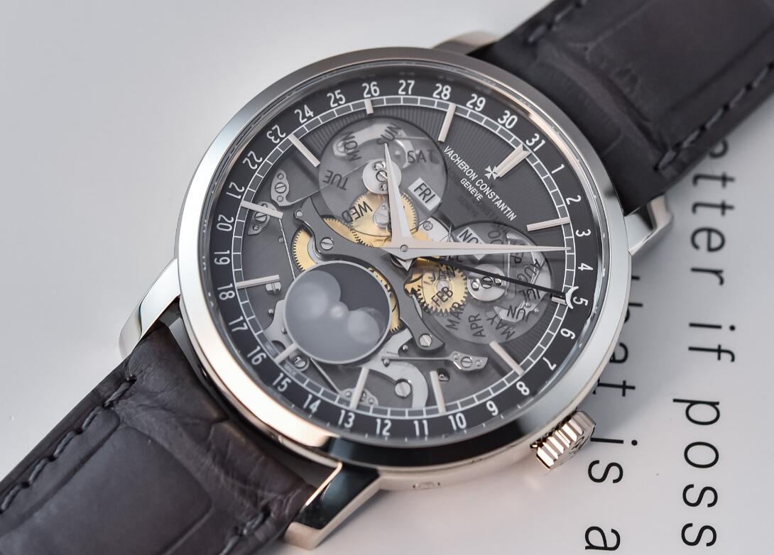 Swiss Top Replica Vacheron Constantin Traditionnelle Complete Calendar Openface Watches UK